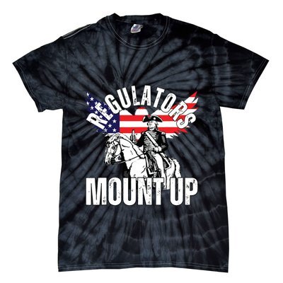 Regulators Funny 4th Of July Independence Day Eagle Tie-Dye T-Shirt