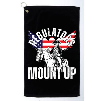 Regulators Funny 4th Of July Independence Day Eagle Golf Towel