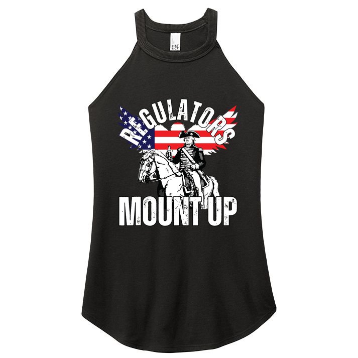 Regulators Funny 4th Of July Independence Day Eagle Women's Perfect Tri Rocker Tank