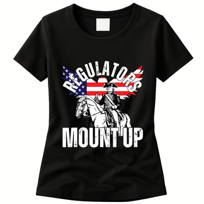 Regulators Funny 4th Of July Independence Day Eagle Womens T-Shirt