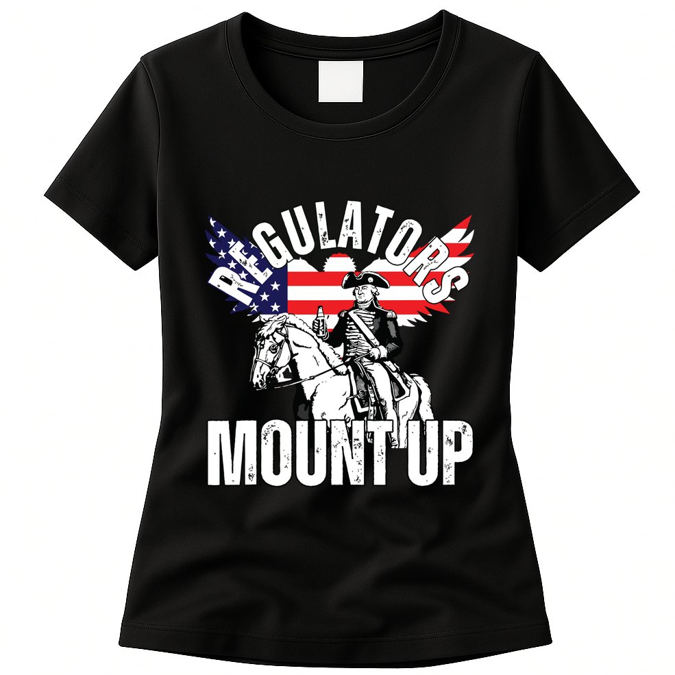 Regulators Funny 4th Of July Independence Day Eagle Womens T-Shirt