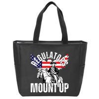 Regulators Funny 4th Of July Independence Day Eagle Zip Tote Bag