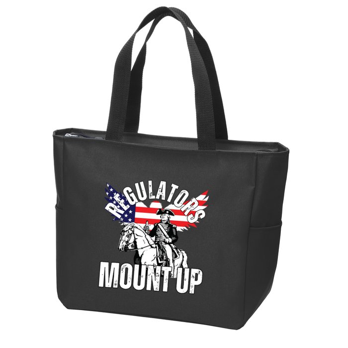 Regulators Funny 4th Of July Independence Day Eagle Zip Tote Bag