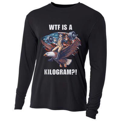 Regulators Funny 4th Of July Independence Day Eagle Cooling Performance Long Sleeve Crew