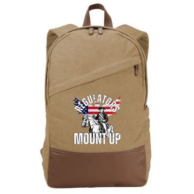 Regulators Funny 4th Of July Independence Day Cotton Canvas Backpack