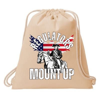 Regulators Funny 4th Of July Independence Day Drawstring Bag