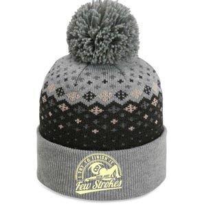 Retro Funny 8 Ball Finish It Few Strokes Pool Billiards Gift The Baniff Cuffed Pom Beanie