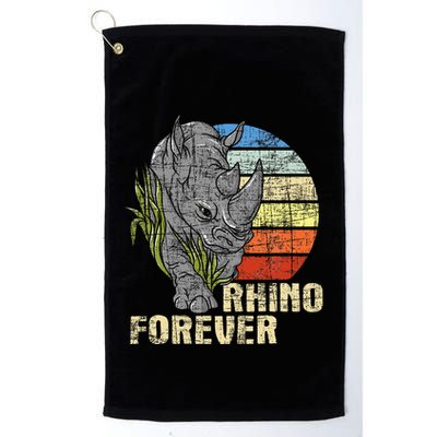 Rhino Forever Animal Whisperer Rhinoceros Safari Animal Golf Towel