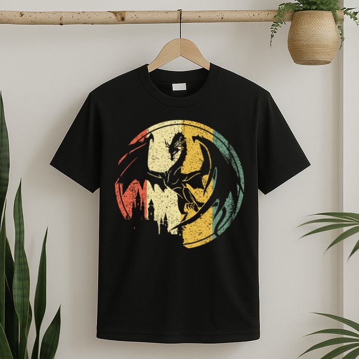 RPG Fantasy Anime Dragon Tabletop Board Game Gamer Gaming T-Shirt