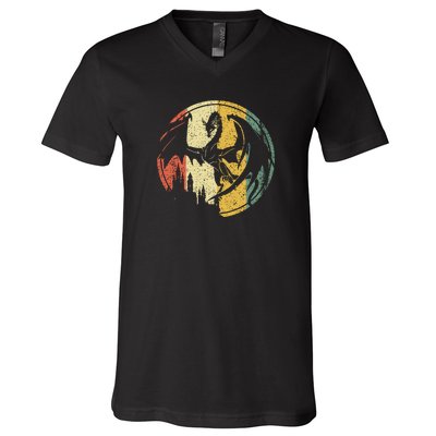 RPG Fantasy Anime Dragon Tabletop Board Game Gamer Gaming V-Neck T-Shirt