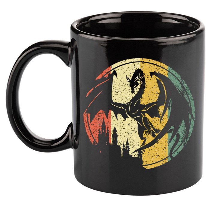 RPG Fantasy Anime Dragon Tabletop Board Game Gamer Gaming 11oz C Handle Ceramic Mug