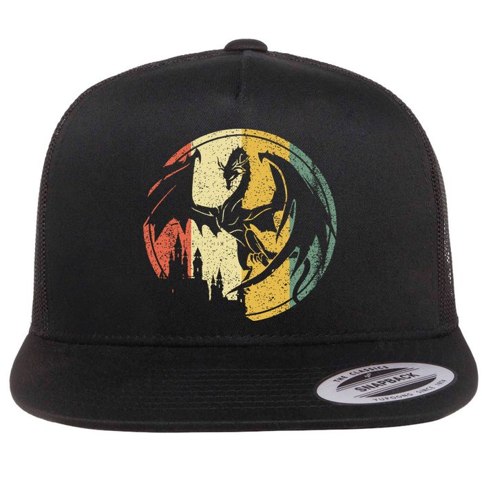 RPG Fantasy Anime Dragon Tabletop Board Game Gamer Gaming Flat Bill Trucker Hat