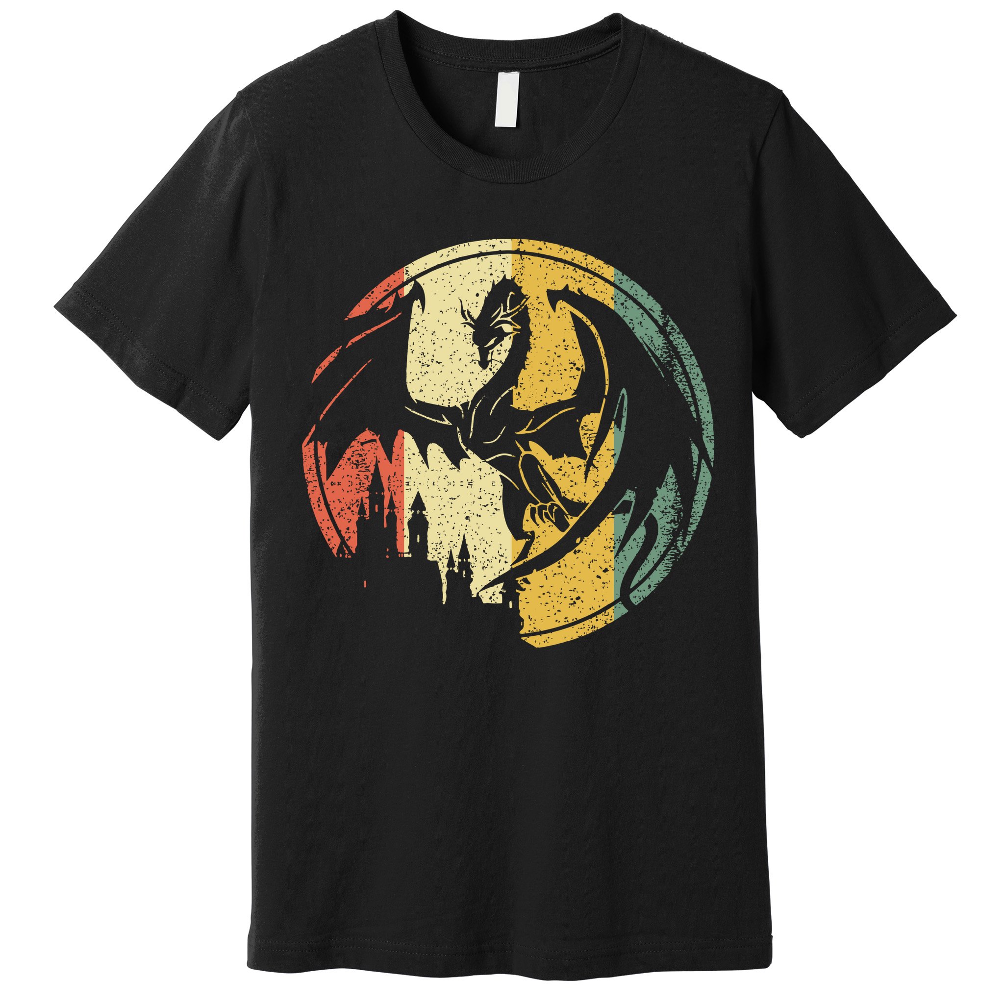 RPG Fantasy Anime Dragon Tabletop Board Game Gamer Gaming Premium T-Shirt