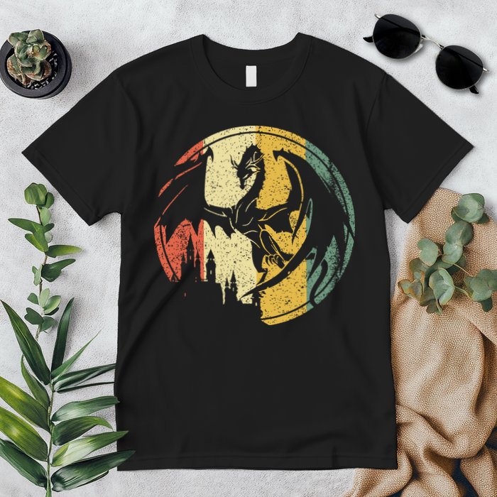 RPG Fantasy Anime Dragon Tabletop Board Game Gamer Gaming Premium T-Shirt