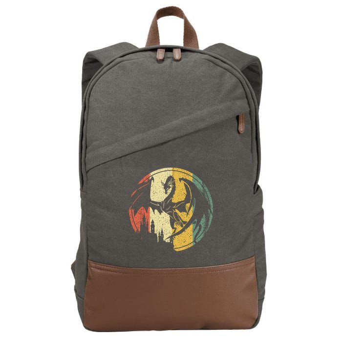 RPG Fantasy Anime Dragon Tabletop Board Game Gamer Gaming Cotton Canvas Backpack