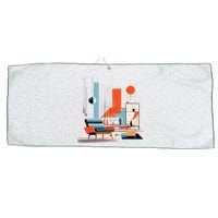 Retro Furnishings Abstract Furniture Mid Century Modern Large Microfiber Waffle Golf Towel