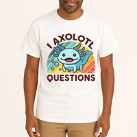 Retro Funny Axolotl I Axolotl Questions Cute Axolotl Tall T-Shirt