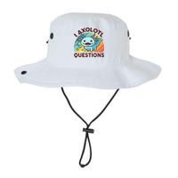 Retro Funny Axolotl I Axolotl Questions Cute Axolotl Bucket Hat