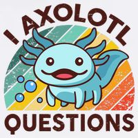 Retro Funny Axolotl I Axolotl Questions Cute Axolotl Knit Cap Winter Beanie