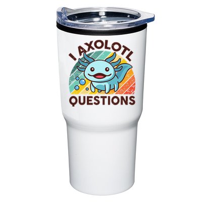 Retro Funny Axolotl I Axolotl Questions Cute Axolotl Tumbler