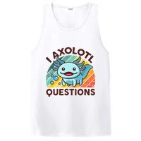 Retro Funny Axolotl I Axolotl Questions Cute Axolotl PosiCharge Competitor Tank