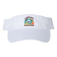 Retro Funny Axolotl I Axolotl Questions Cute Axolotl Visor