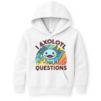 Retro Funny Axolotl I Axolotl Questions Cute Axolotl Kids Hoodie