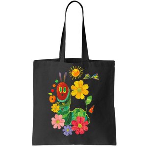 Retro Flowers And Hungry Caterpillar Teacher Kindergarten Tote Bag