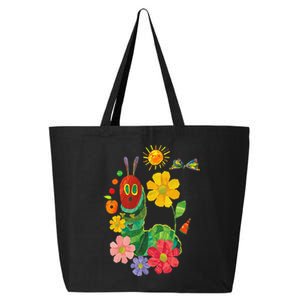 Retro Flowers And Hungry Caterpillar Teacher Kindergarten 25L Jumbo Tote