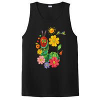 Retro Flowers And Hungry Caterpillar Teacher Kindergarten PosiCharge Competitor Tank