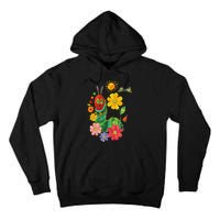 Retro Flowers And Hungry Caterpillar Teacher Kindergarten Tall Hoodie