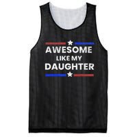 Retro Funny Awesome Like My Daughter Fathers Day Mesh Reversible Basketball Jersey Tank