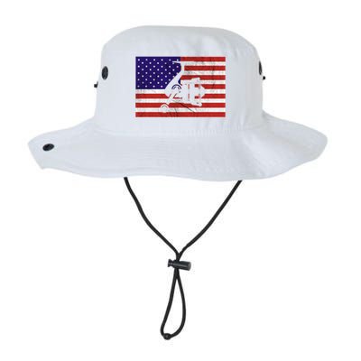 Retro Fishing American Flag Fishing Vintage Fisher Meaningful Gift Legacy Cool Fit Booney Bucket Hat