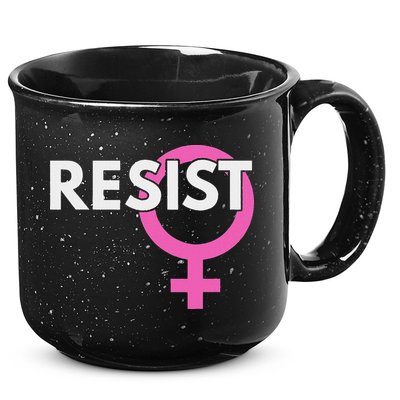 Resist Feminist Anti Trump 15oz Campfire Ceramic Mug