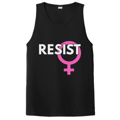 Resist Feminist Anti Trump PosiCharge Competitor Tank