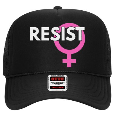 Resist Feminist Anti Trump Trucker Hat
