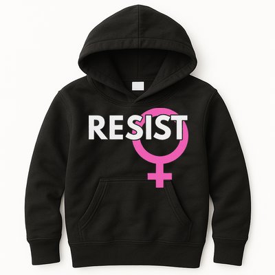 Resist Feminist Anti Trump Kids Hoodie