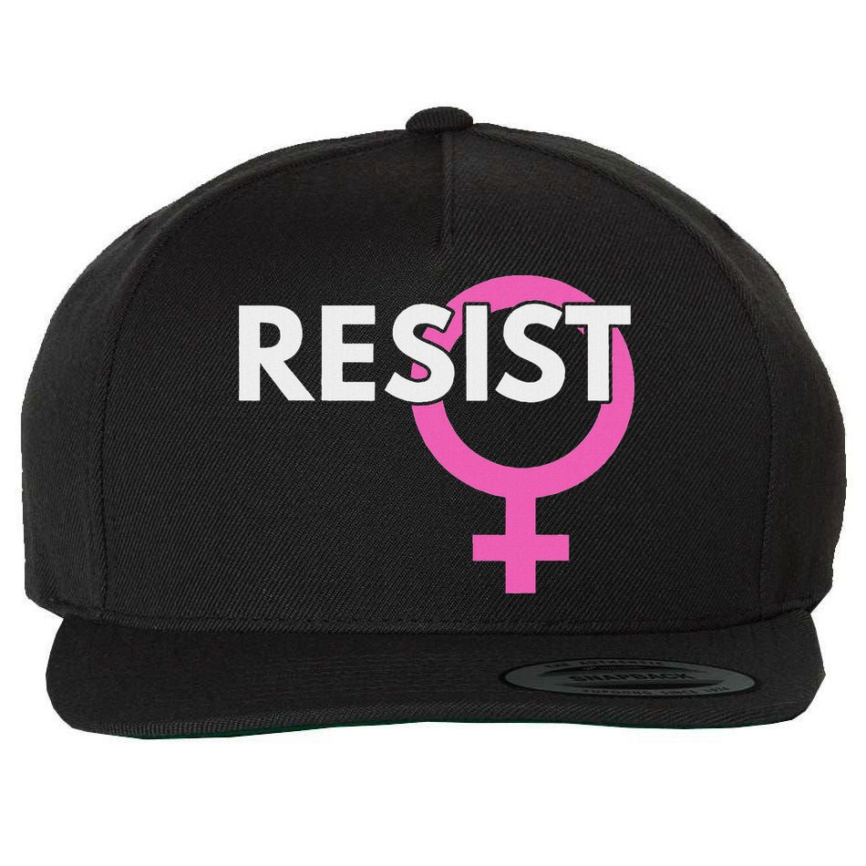 Resist Feminist Anti Trump Wool Snapback Cap