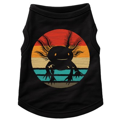 Retro Funny Axolotl I Axolotl Questions Cute Axolotl  Doggie Tank