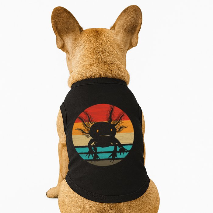 Retro Funny Axolotl I Axolotl Questions Cute Axolotl  Doggie Tank