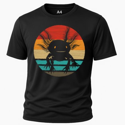 Retro Funny Axolotl I Axolotl Questions Cute Axolotl  Performance Shirt