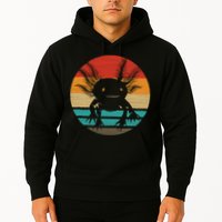 Retro Funny Axolotl I Axolotl Questions Cute Axolotl  Hoodie
