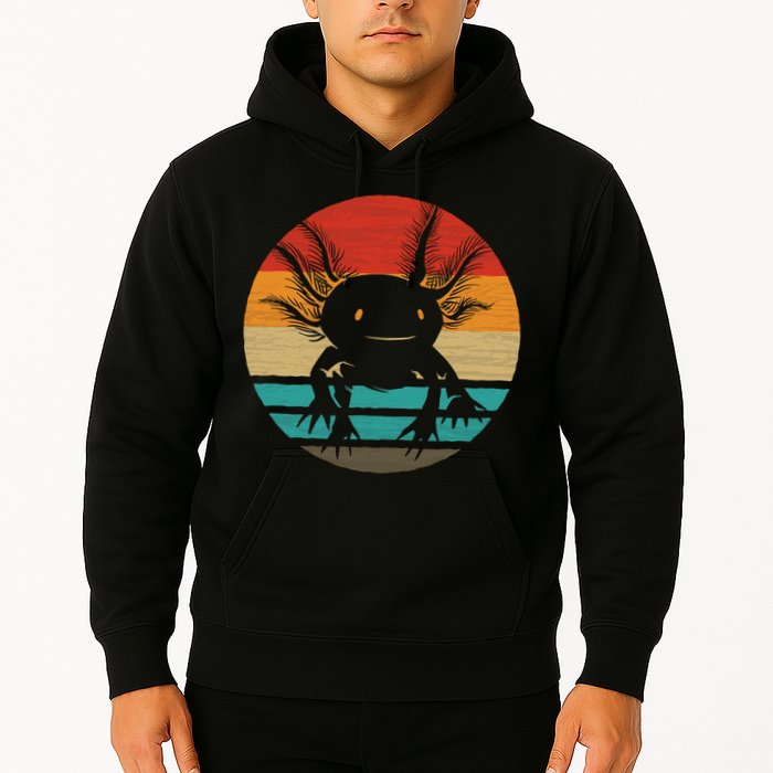Retro Funny Axolotl I Axolotl Questions Cute Axolotl  Hoodie