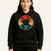 Retro Funny Axolotl I Axolotl Questions Cute Axolotl  Hoodie