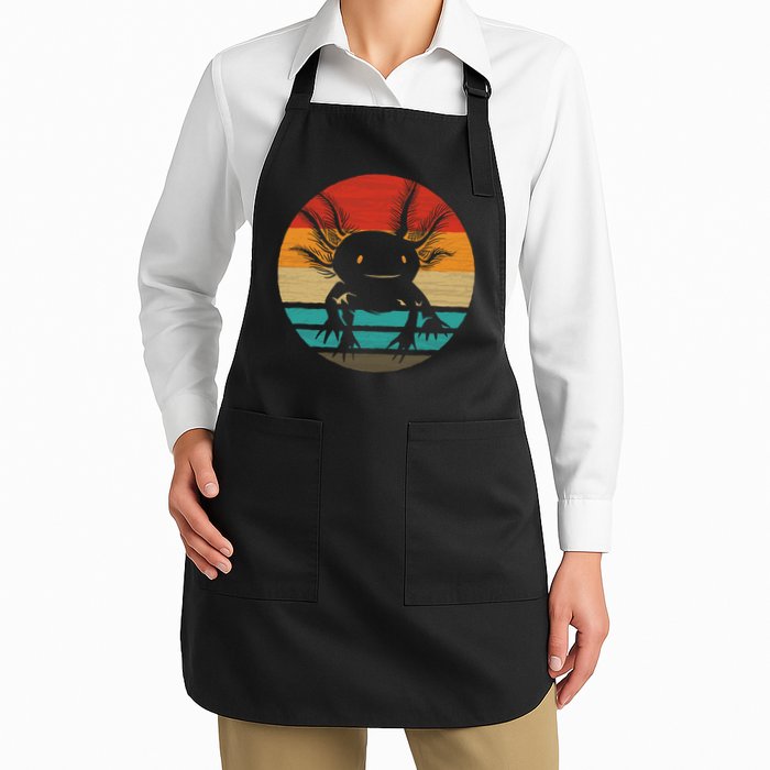 Retro Funny Axolotl I Axolotl Questions Cute Axolotl  Apron