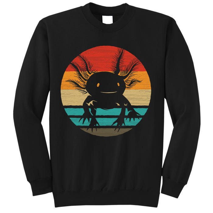 Retro Funny Axolotl I Axolotl Questions Cute Axolotl  Sweatshirt