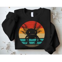 Retro Funny Axolotl I Axolotl Questions Cute Axolotl  Sweatshirt