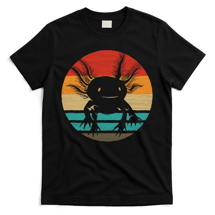 Retro Funny Axolotl I Axolotl Questions Cute Axolotl  T-Shirt