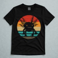 Retro Funny Axolotl I Axolotl Questions Cute Axolotl  T-Shirt