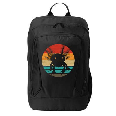 Retro Funny Axolotl I Axolotl Questions Cute Axolotl  City Backpack